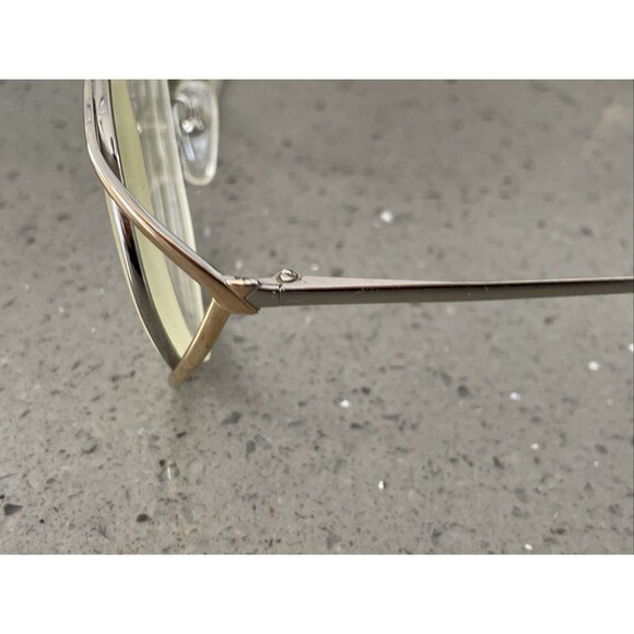 Vintage L'amy Kristy Eyeglasses Frames ONLY Gold Full Rim Square 54-16 125 - Picture 4 of 13